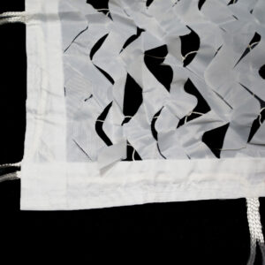 Red de Camuflaje Nieve-Blanca CAMALEON, Malla para Terrazas, Toldos, Aire Libre Pieza de 4x5m