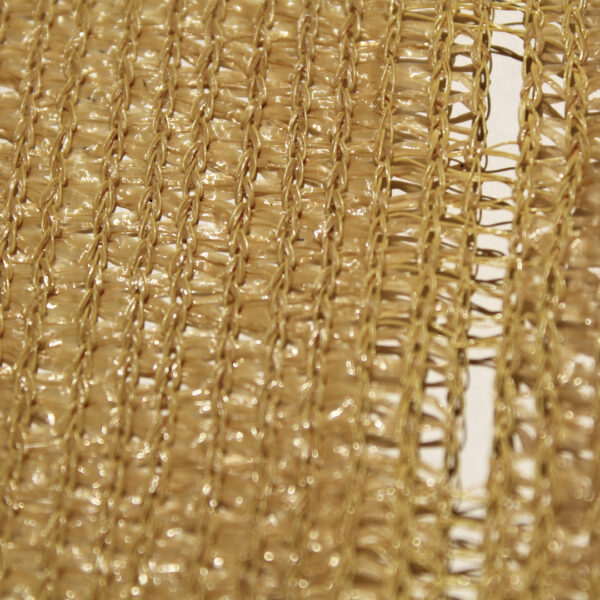 Piezas Confeccionadas Malla Sombra con Bastilla y Ojillos color Beige OBAMALLA®, Porcentaje de Cobertura de 90% - Image 2