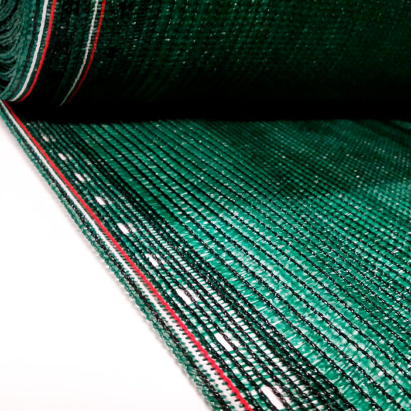 rollo extendido de malla sombra color verde 88%