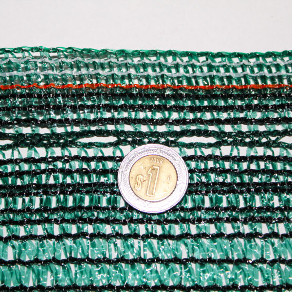 Rollo de Malla para Privacidad OBAMALLA® 2.1x100m color verde (3.17oz porcentaje de sombra 88%) - Image 4