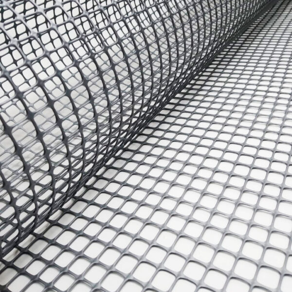 Malla de Plástica Cuadrada Multiusos POLYHARDWARE®, color Plata (Cuadro 1x1cm)