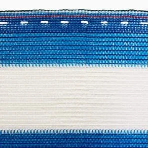 Malla sombre Raschel bicolor (azul y blanco) 88%