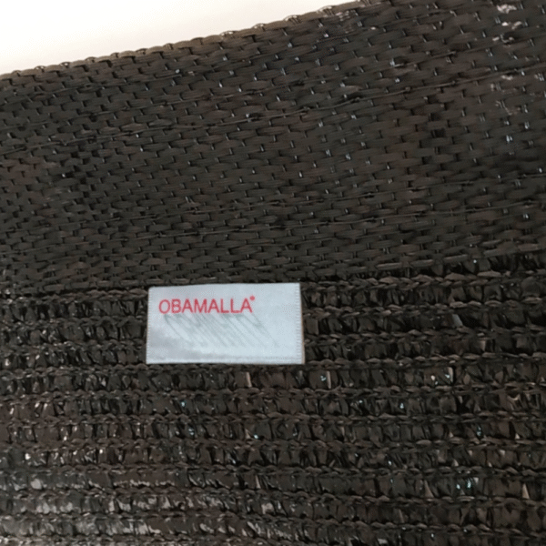 Confección de Malla Sombra con Bastilla y Ojuelos OBAMALLA® color Negro, Cobertura de 96% - Image 2