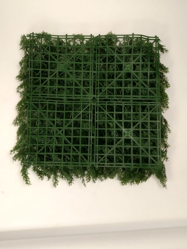 Muro Verde Artificial, ERBETTA® Ciprés (hoja verde), 50x50cm - Image 3