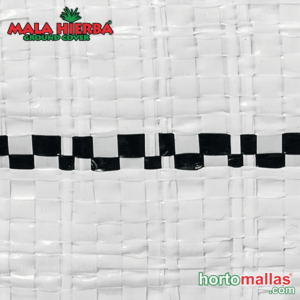 malla ground cover blanca