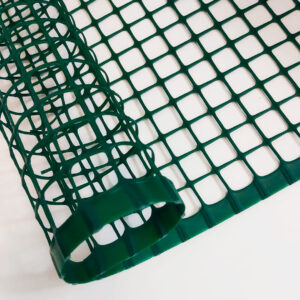 POLYHARDWARE malla cuadrada color verde 2x2cm