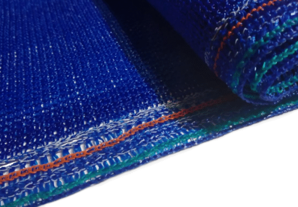 OBAMALLA® Malla Sombra Arquitectónica, confeccionada con Bastilla y Ojuelos color Azul, Porcentaje de Cobertura de 96% - Image 3