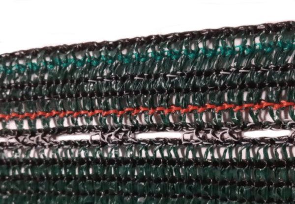 OBAMALLA® Piezas Confeccionadas Malla Sombra con Bastilla y Ojuelos color Verde-Negro, Cobertura de 96% - Image 2