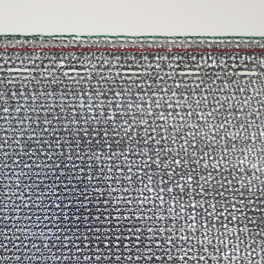 malla sombra gris metálico para viveros